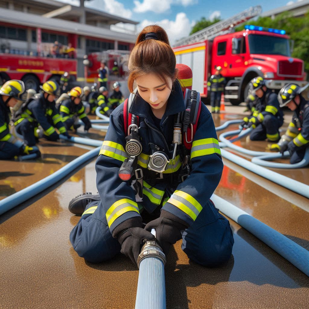 Cross Lay Technique in Firefighting
