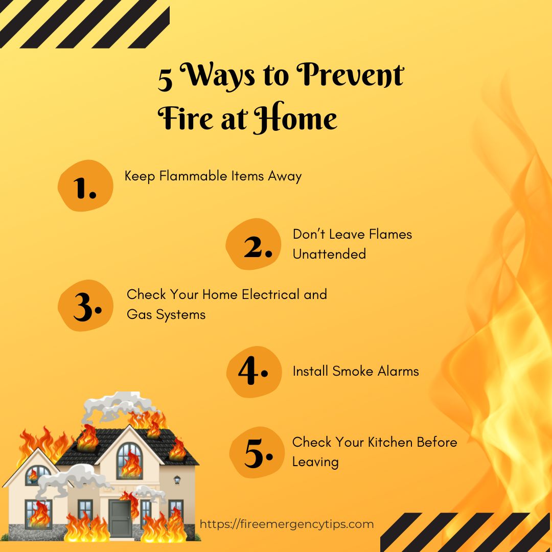 5 Ways to Prevent Fire at Home