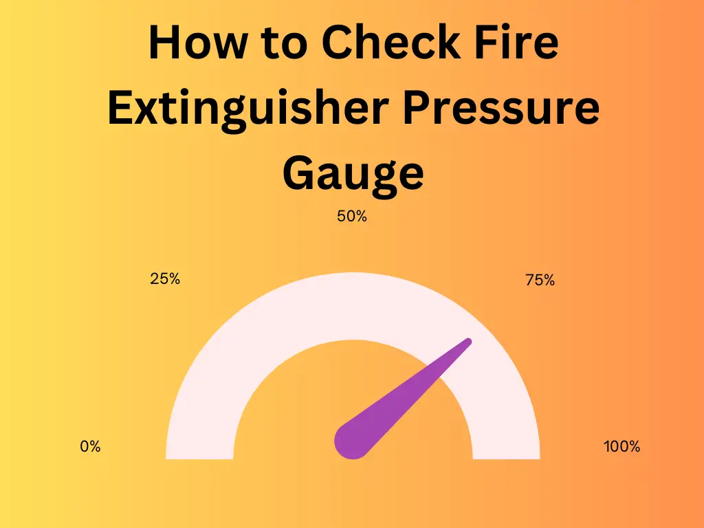 How To Check Fire Extinguisher Pressure Gauge Fire Emergency Tips