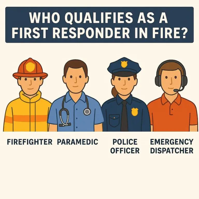 Who Qualifies as a First Responder In Fire