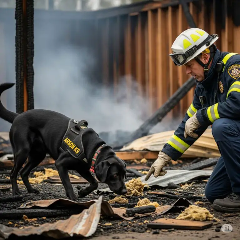 Role of Arson Dogs in Law