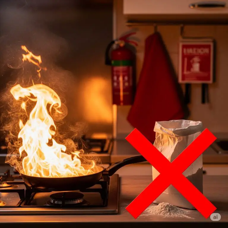 Can Flour Extinguish Grease Fires