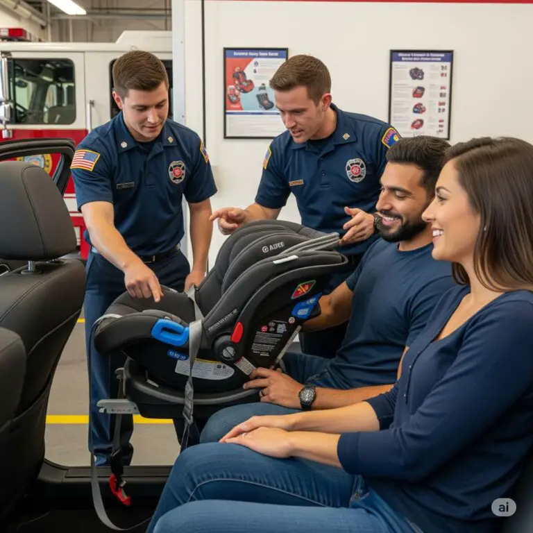 Expert Car Seat Installation by Fire Dept