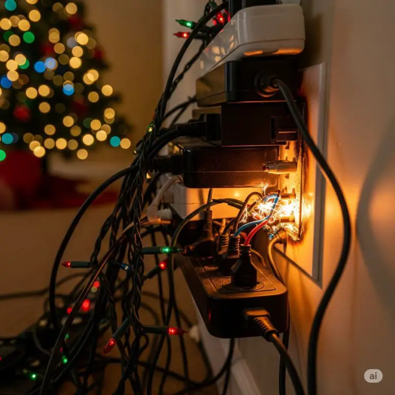 christmas lights a fire hazard