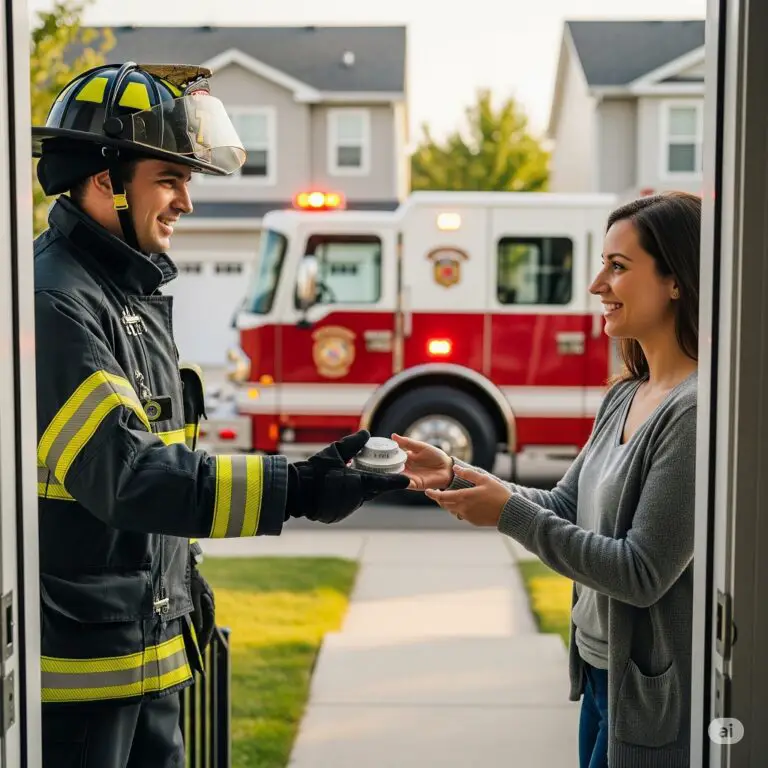 fire department offers free smoke detectors
