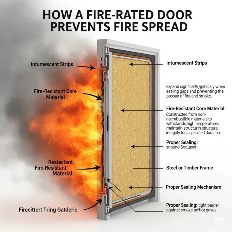 How Fire-Rated Doors Stop Fires
