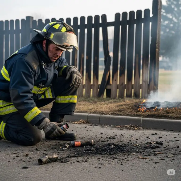 Can Firefighter Examines How Fireworks Spark Fires
