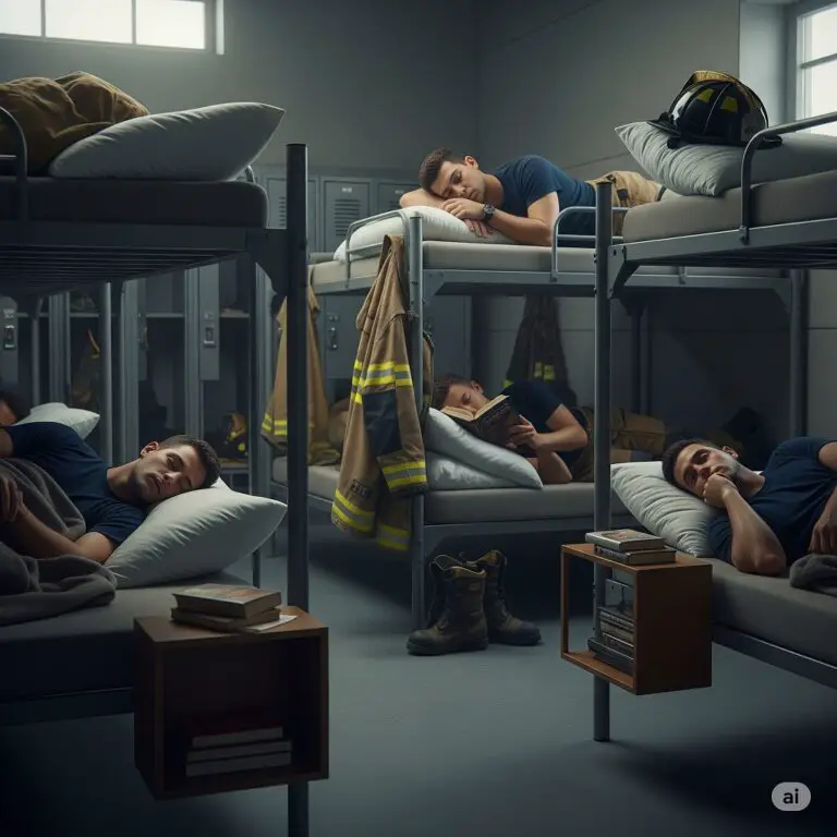 when do firefighters sleep