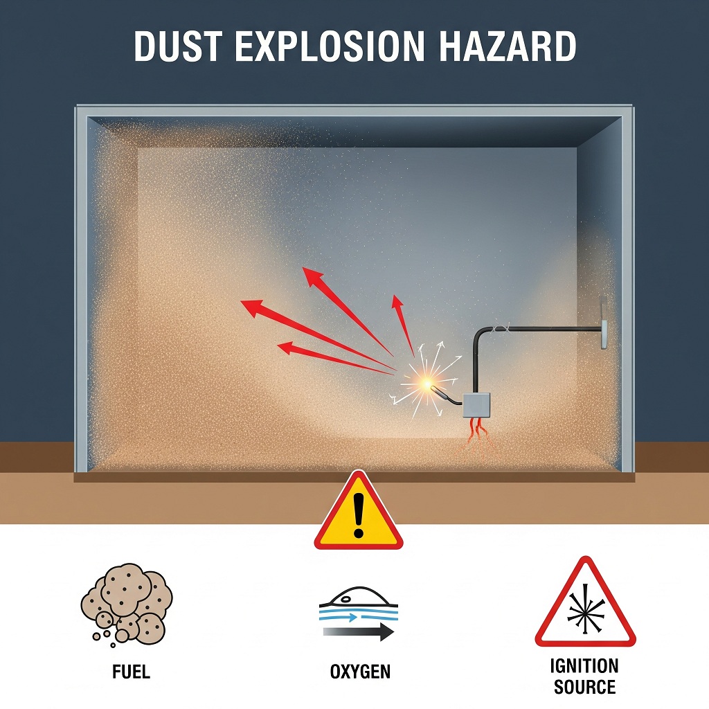 how dust can cause fires