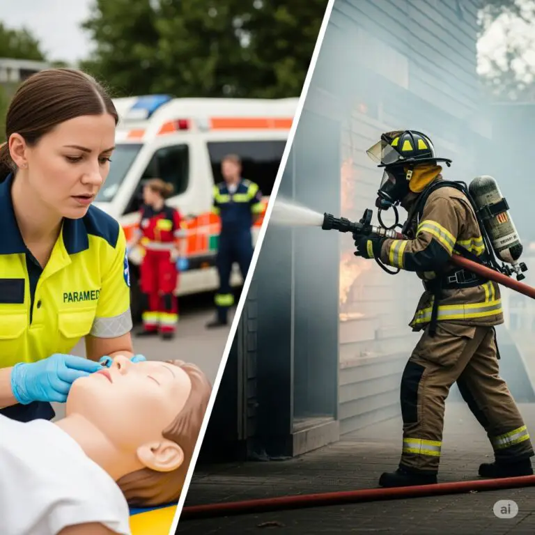 Paramedic Vs Firefighter Career