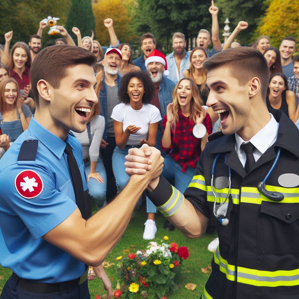 Paramedics and Firefighters comparison