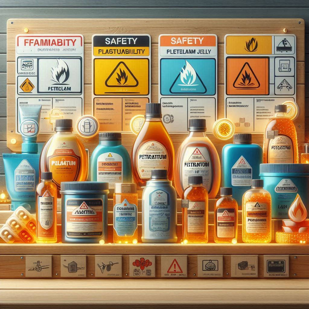Petrolatum Jelly Products Flammable