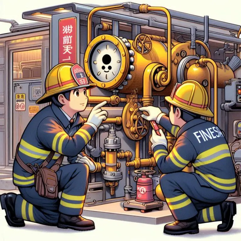 Fire Department Inspect for Gas Leaks