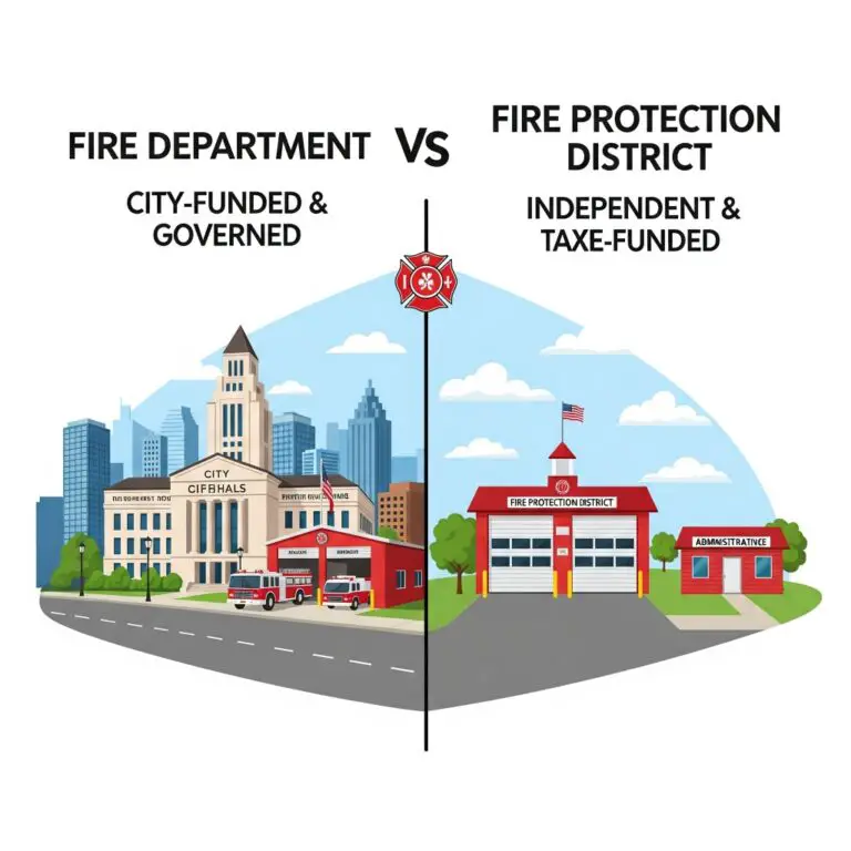 Fire Department vs Fire Protection District
