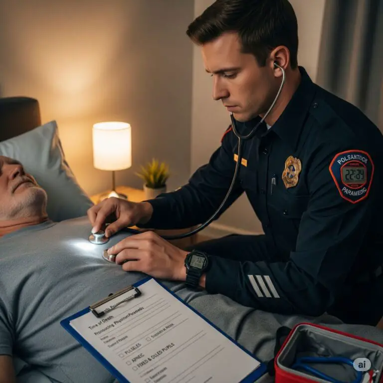 Can a Paramedic Legally Pronounce Death