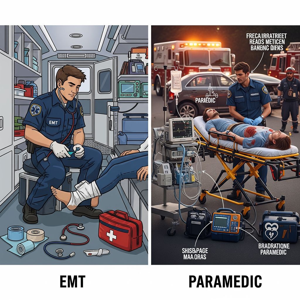 EMT vs Paramedic