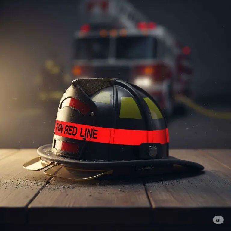 thin red line in firefighting