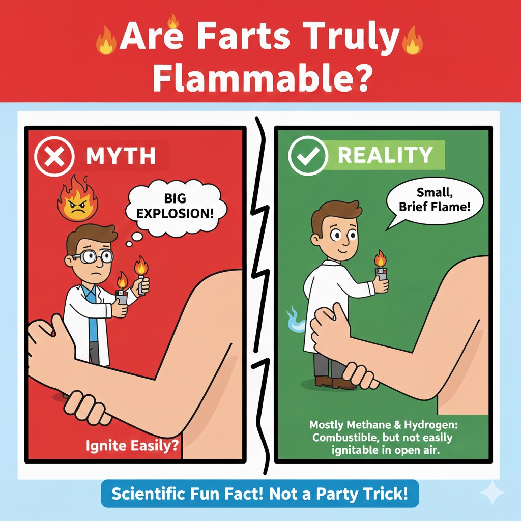 Are Farts Truly Flammable