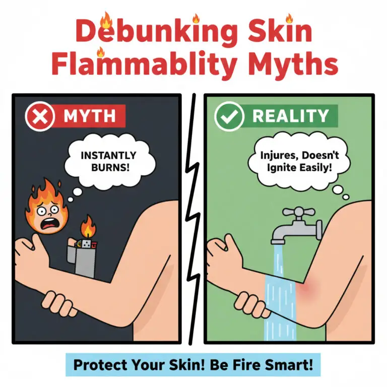 Skin Flammability Myths: Skin's Susceptibility to Fire